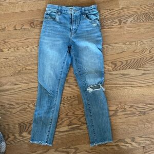 Abercrombie and Fitch Super Skinny Ankle High Rise Jeans